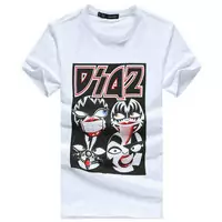 graffiti dsquared2 short t-shirt animation white